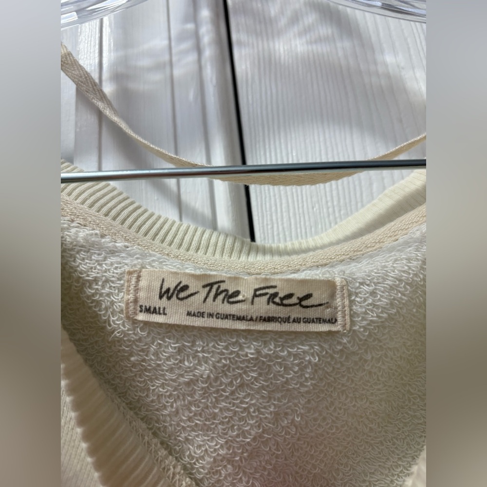 We the Free People Graphic Camden Montana Oversized Pullover Sweatshirt Small - Picture 4 of 5